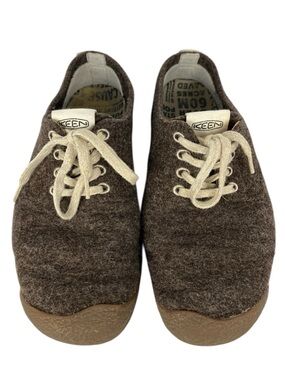 Keen Mosey Derby Lace Up Shoes Men's 8 EU 40.5 Derby Brown Felt Rubber Soles
